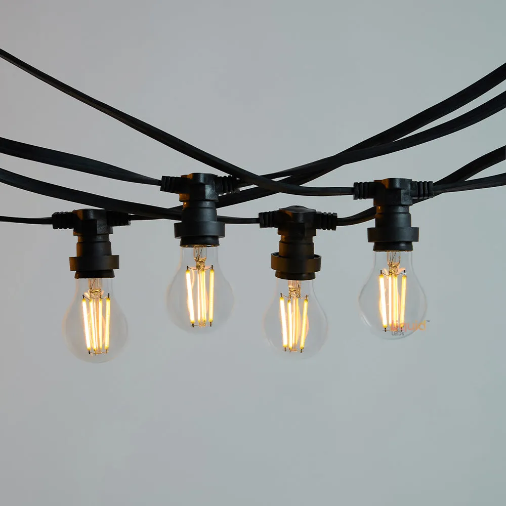 18M Festoon String Lights at 90 cm intervals with 20 Bulbs