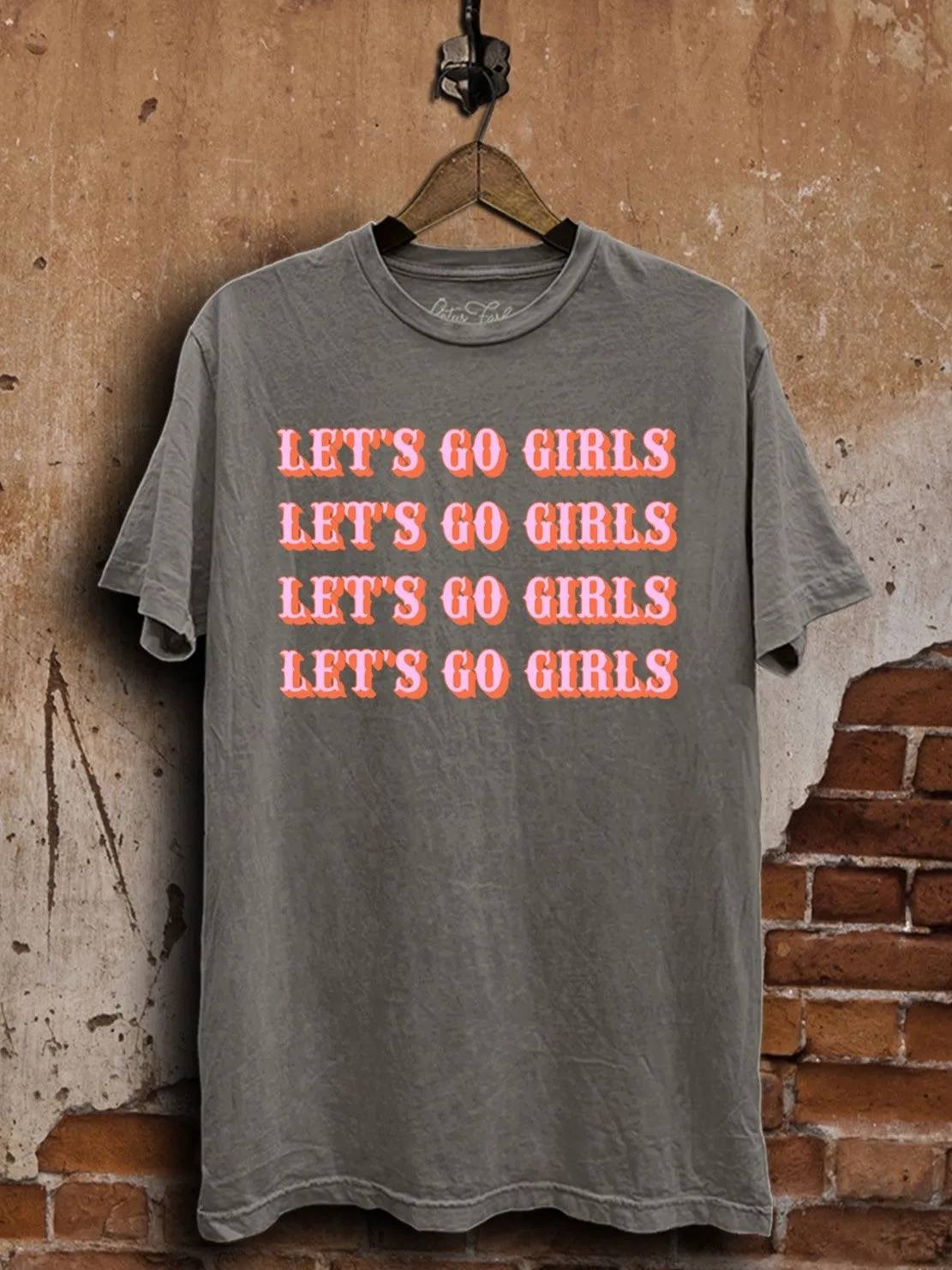 27 Let's Go Girls Vintage Wash Tee