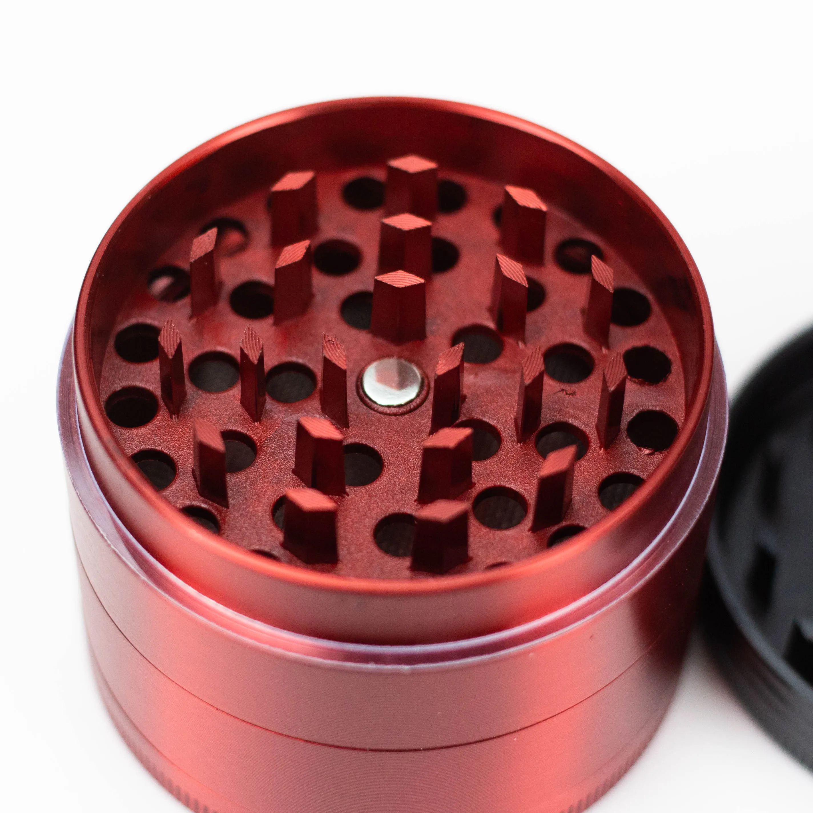 4 Parts Metal Red Grinder by Infyniti