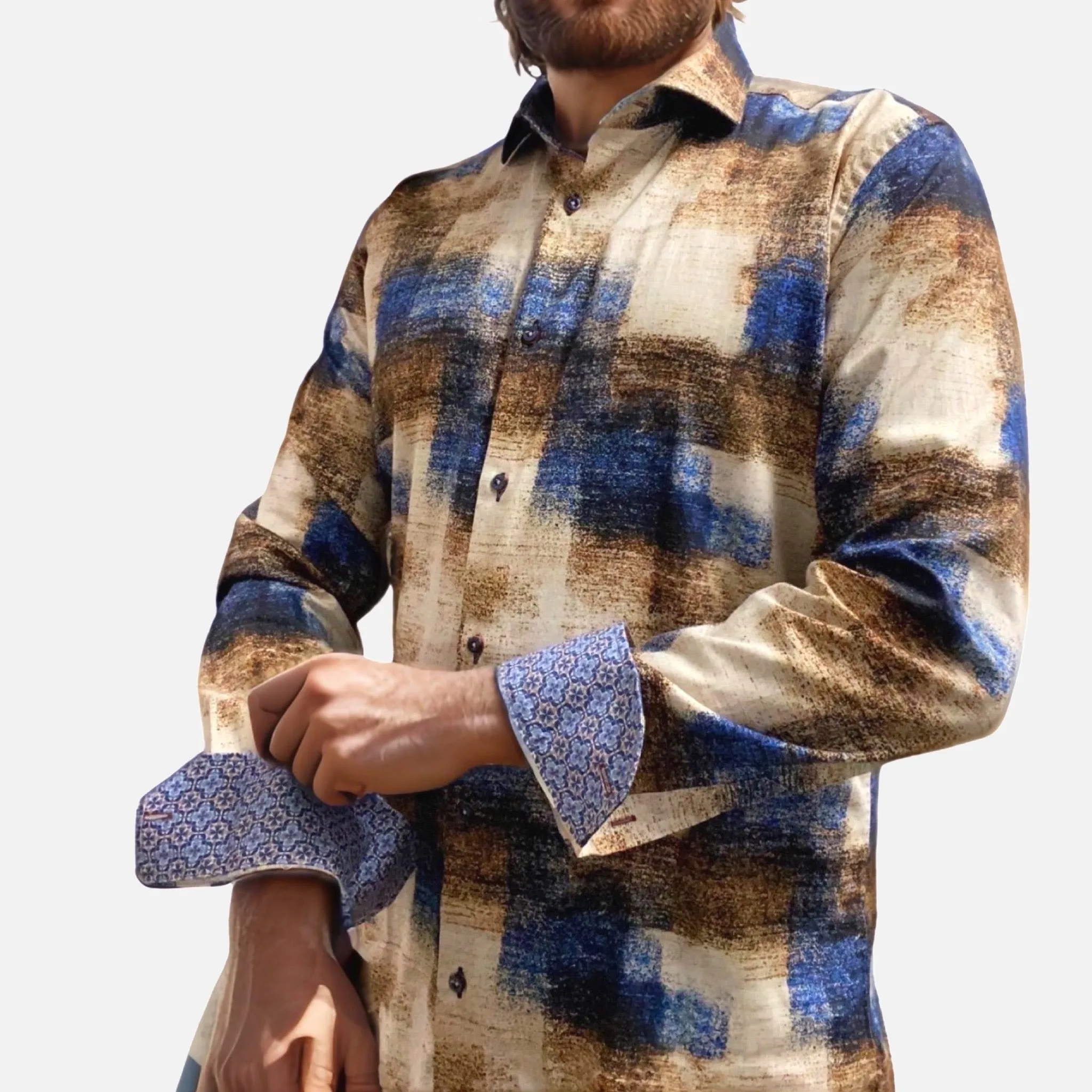 7 Downie St Men's Long Sleeve Shirt | Clearance