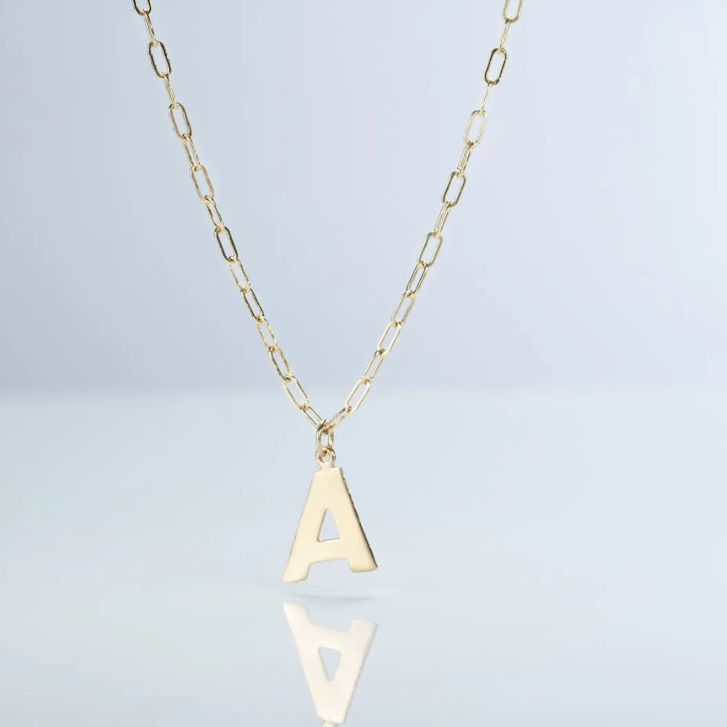 A Cutout Letter Charm