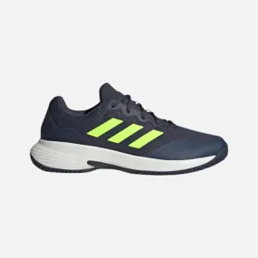 Adidas Gamecourt 2.0 Men's Tennis shoes - Shadow Navy S22/Lucid Lemon F23/Core White