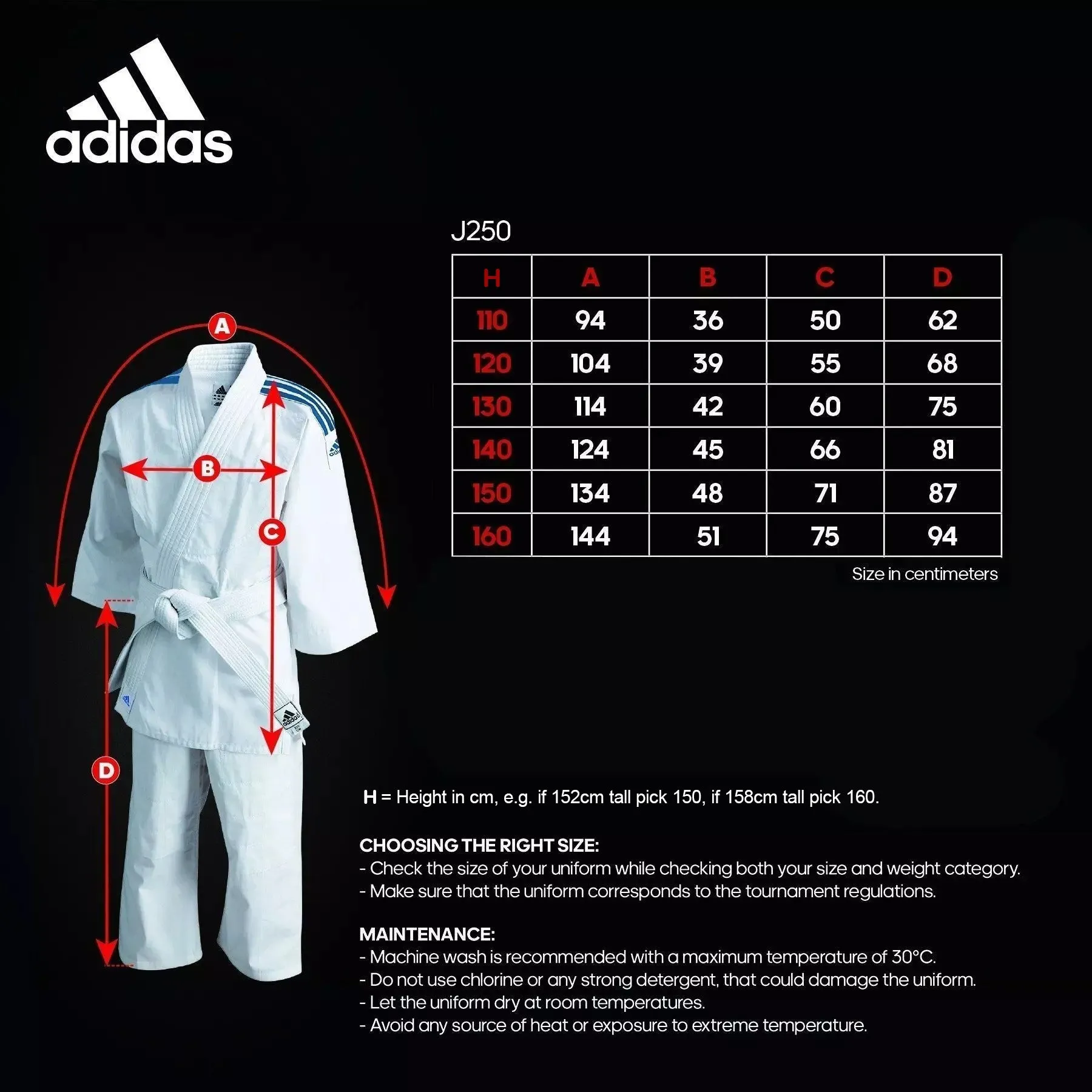 adidas J250 Kids Judo Uniform Gi 9oz Suit   White Belt