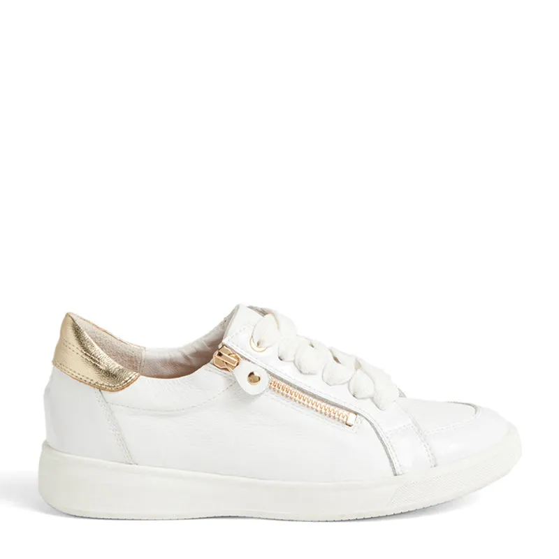 AIRE XF - WHITE-GOLD PATENT LEATHER