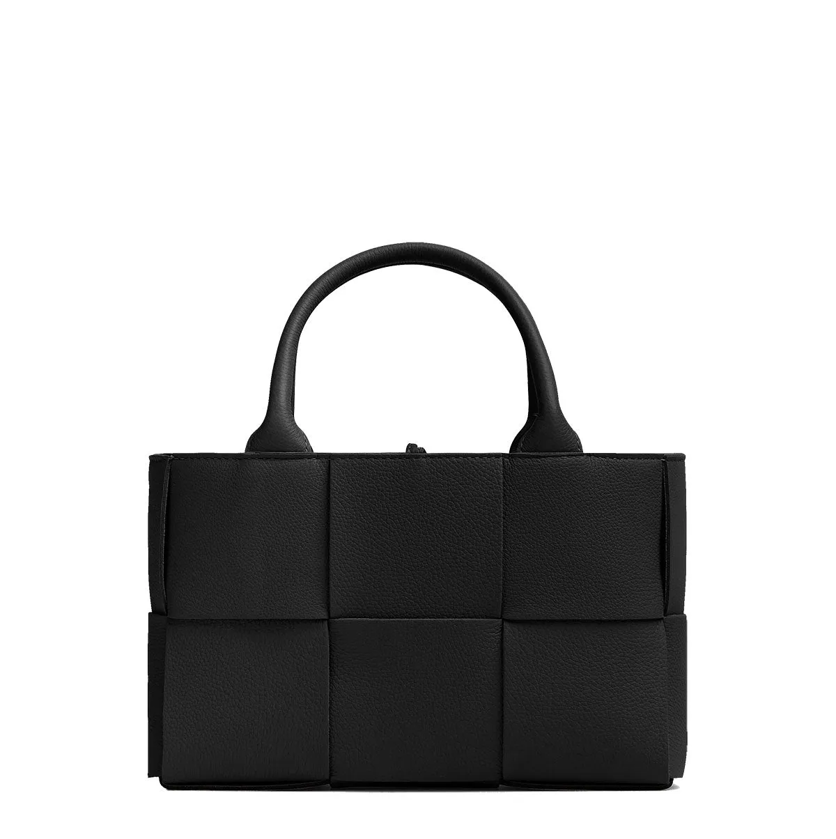 Arco Mini Tote Grained, Black/Gold