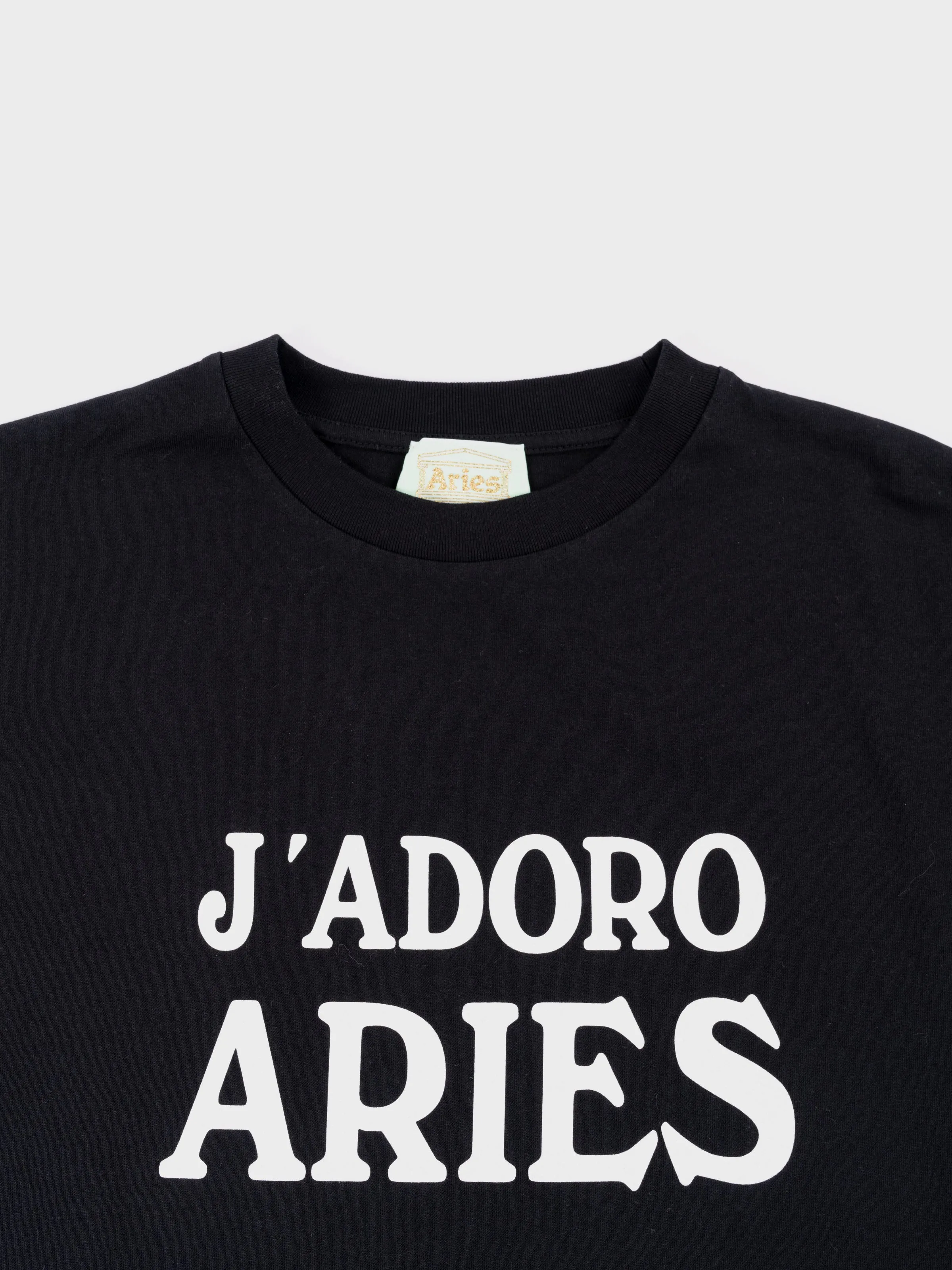 Aries J'adoro Aries SS T-Shirt - Black