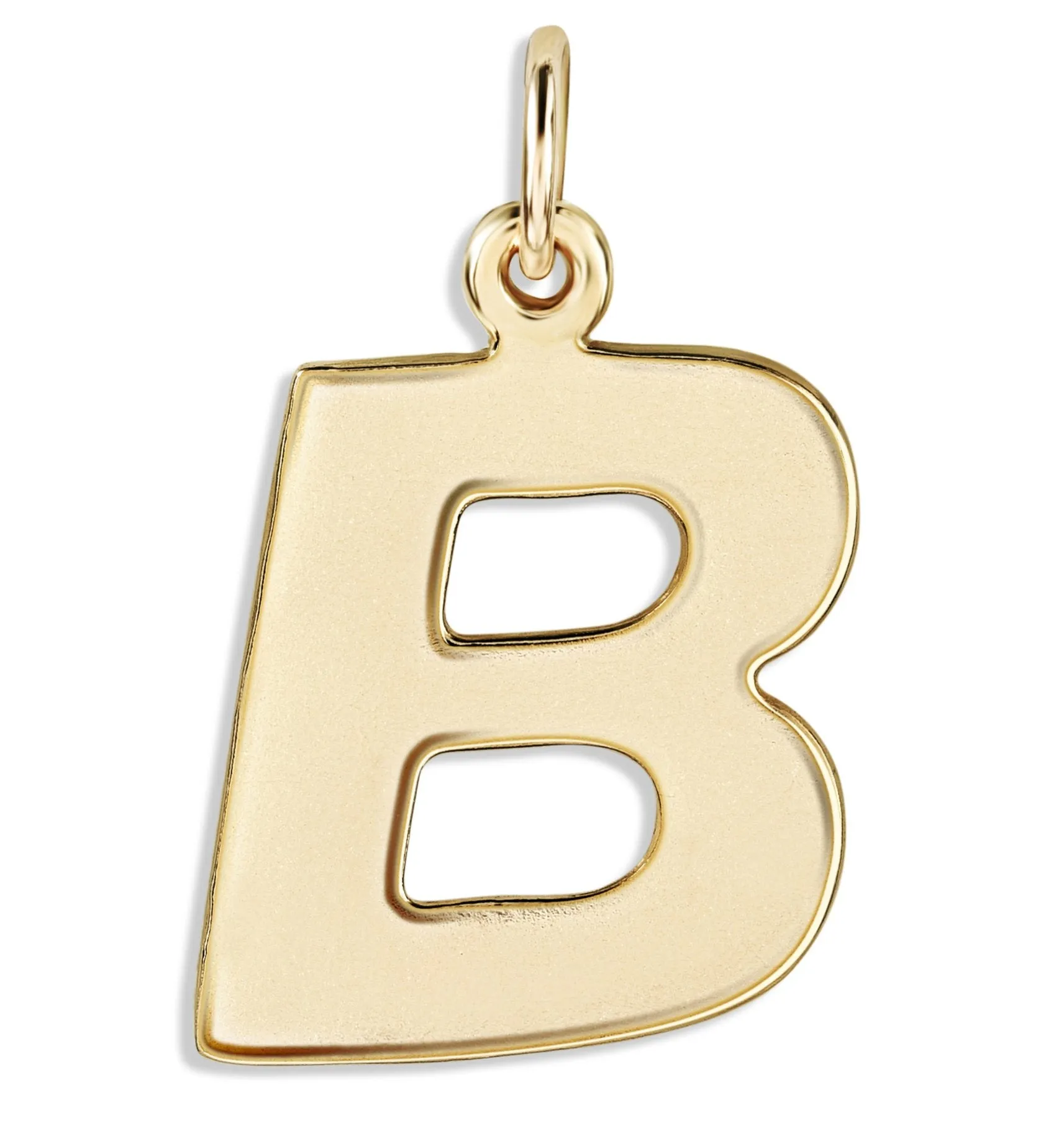 B Cutout Letter Charm