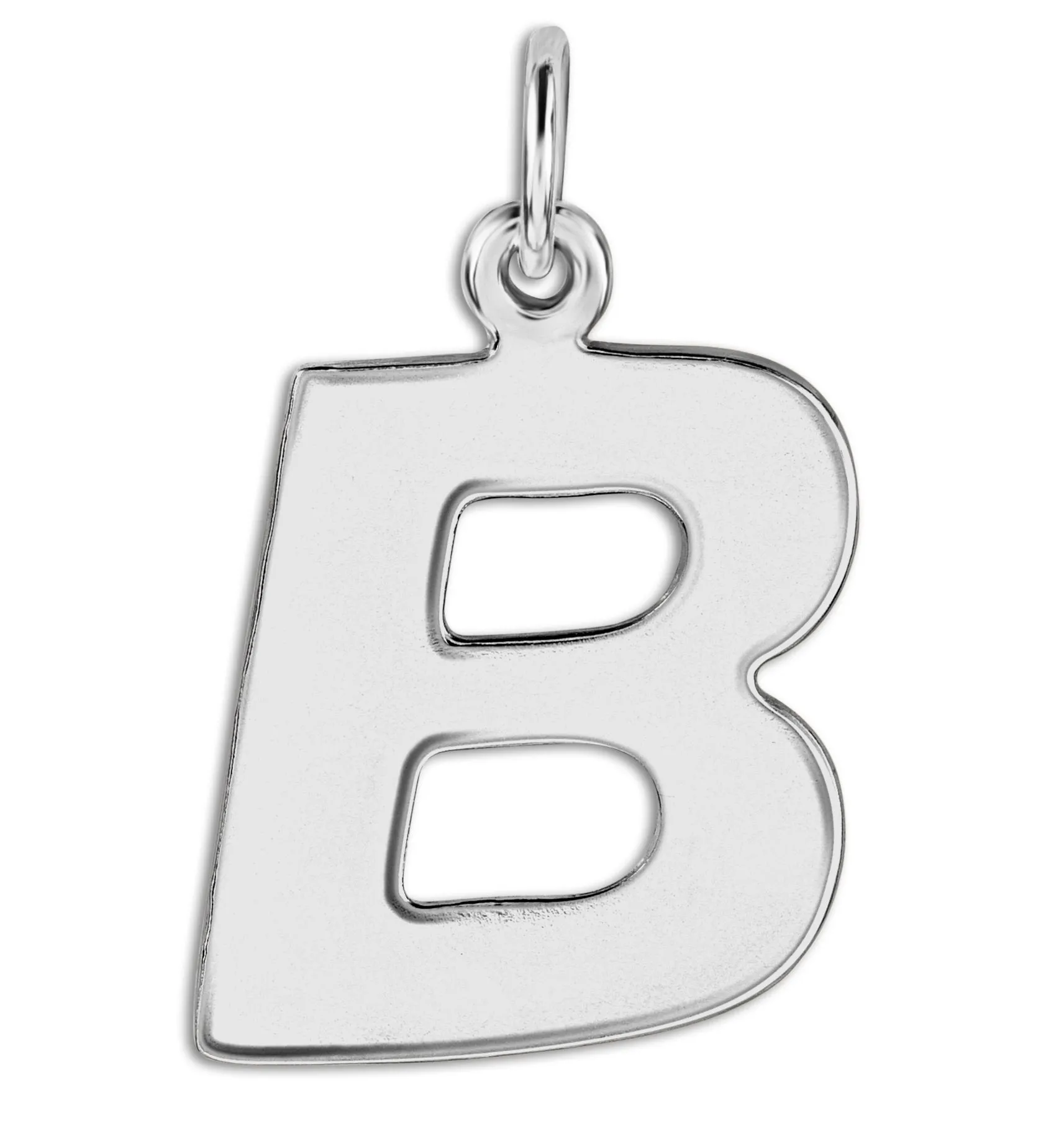 B Cutout Letter Charm