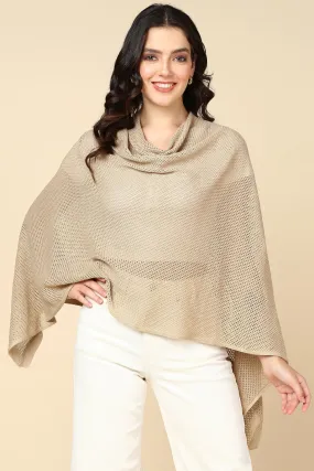 Beige Honeycomb Feeding & Nursing Cover