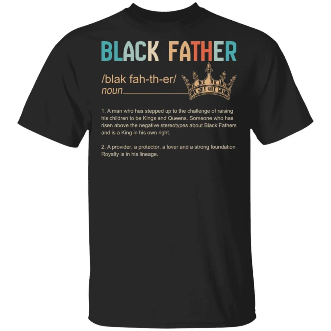 Black Father T-shirt