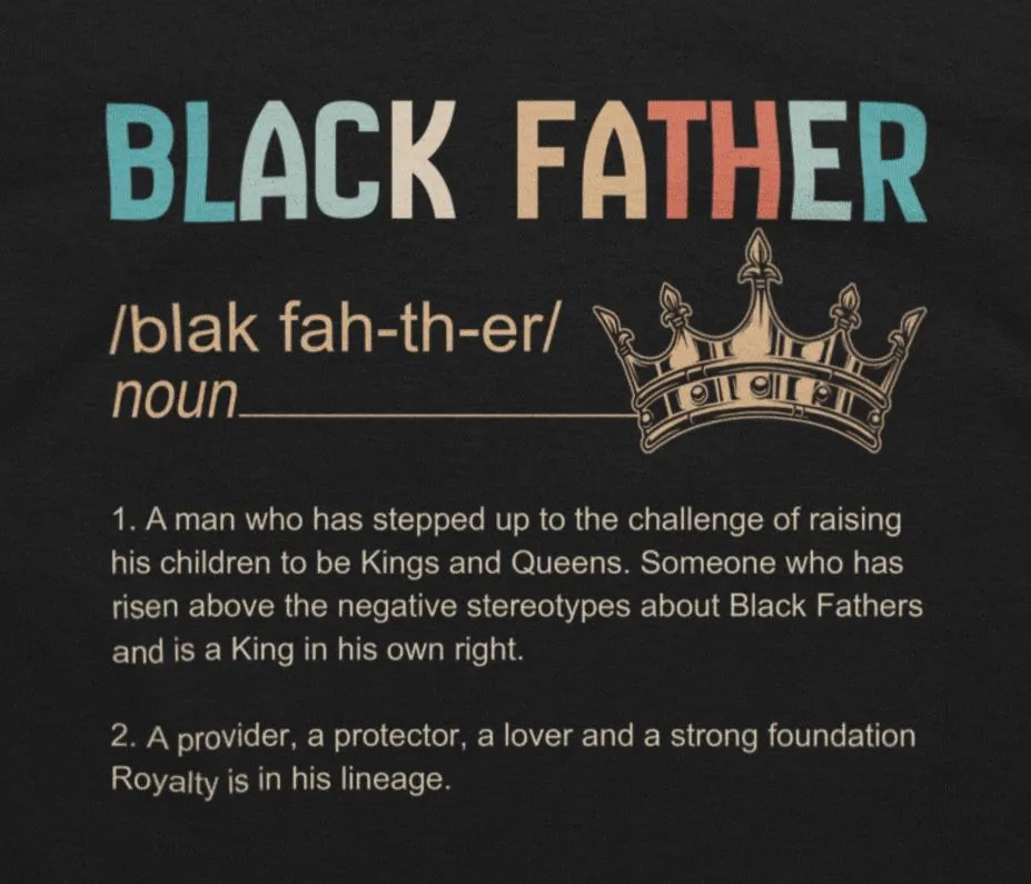 Black Father T-shirt