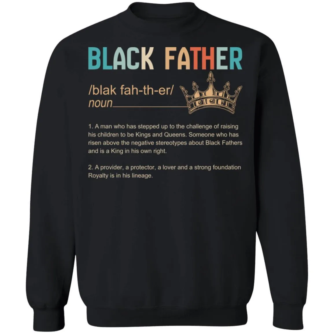 Black Father T-shirt