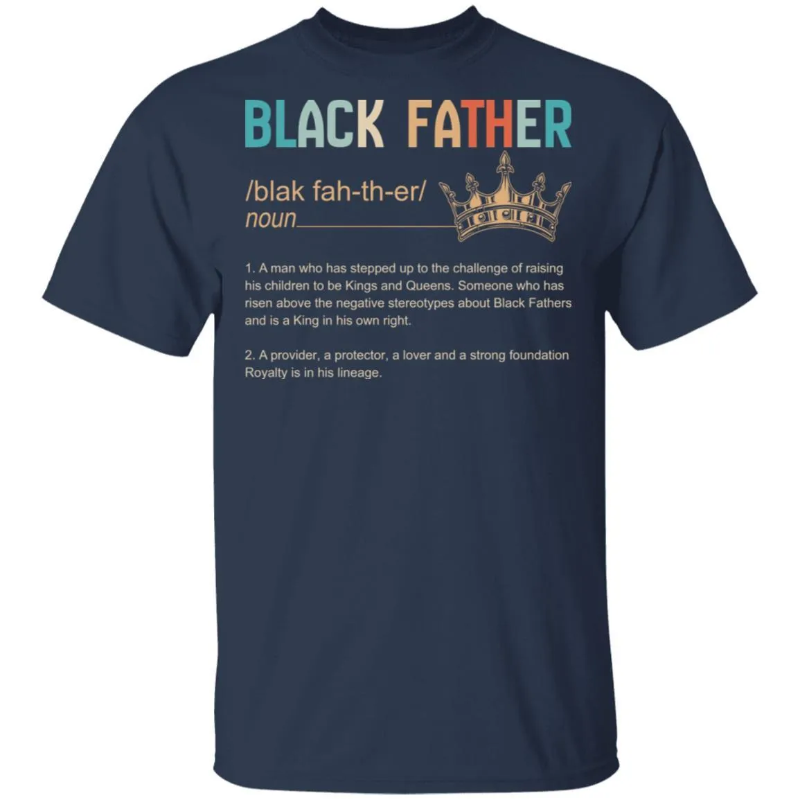 Black Father T-shirt