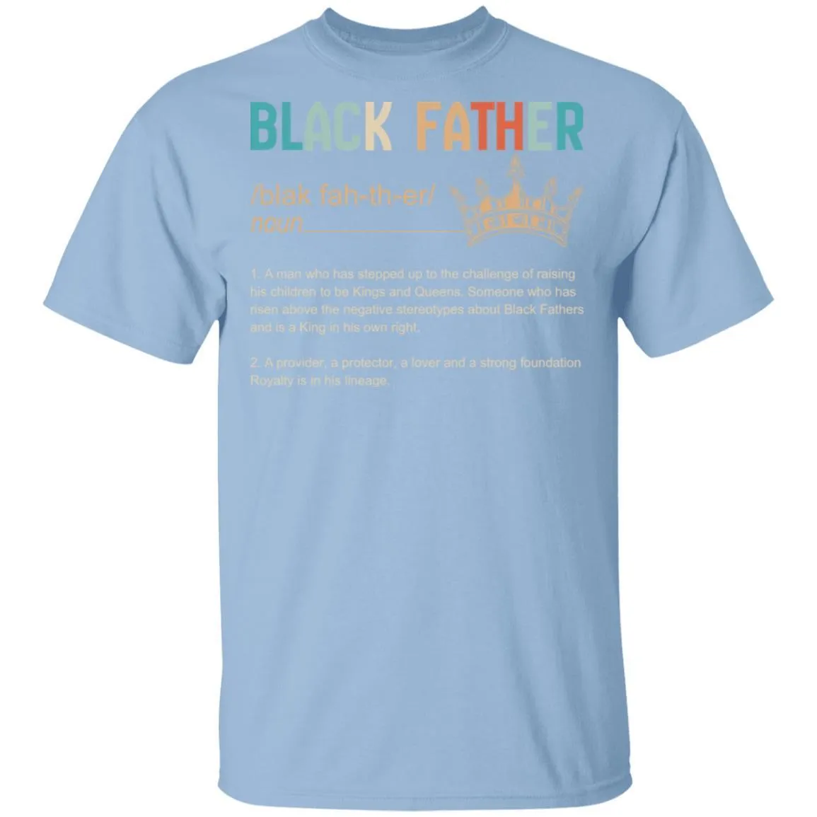 Black Father T-shirt