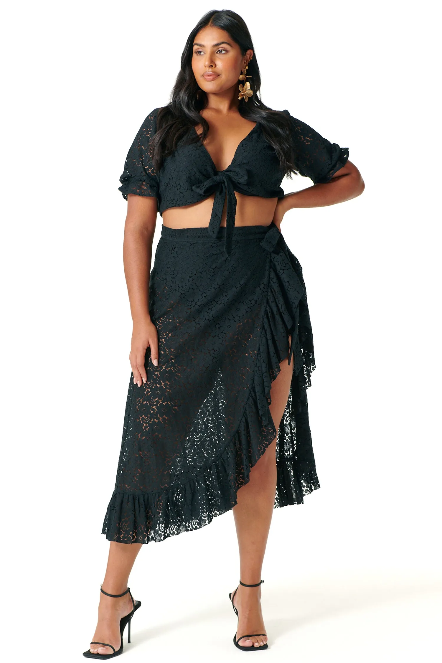 Black Lace River Top