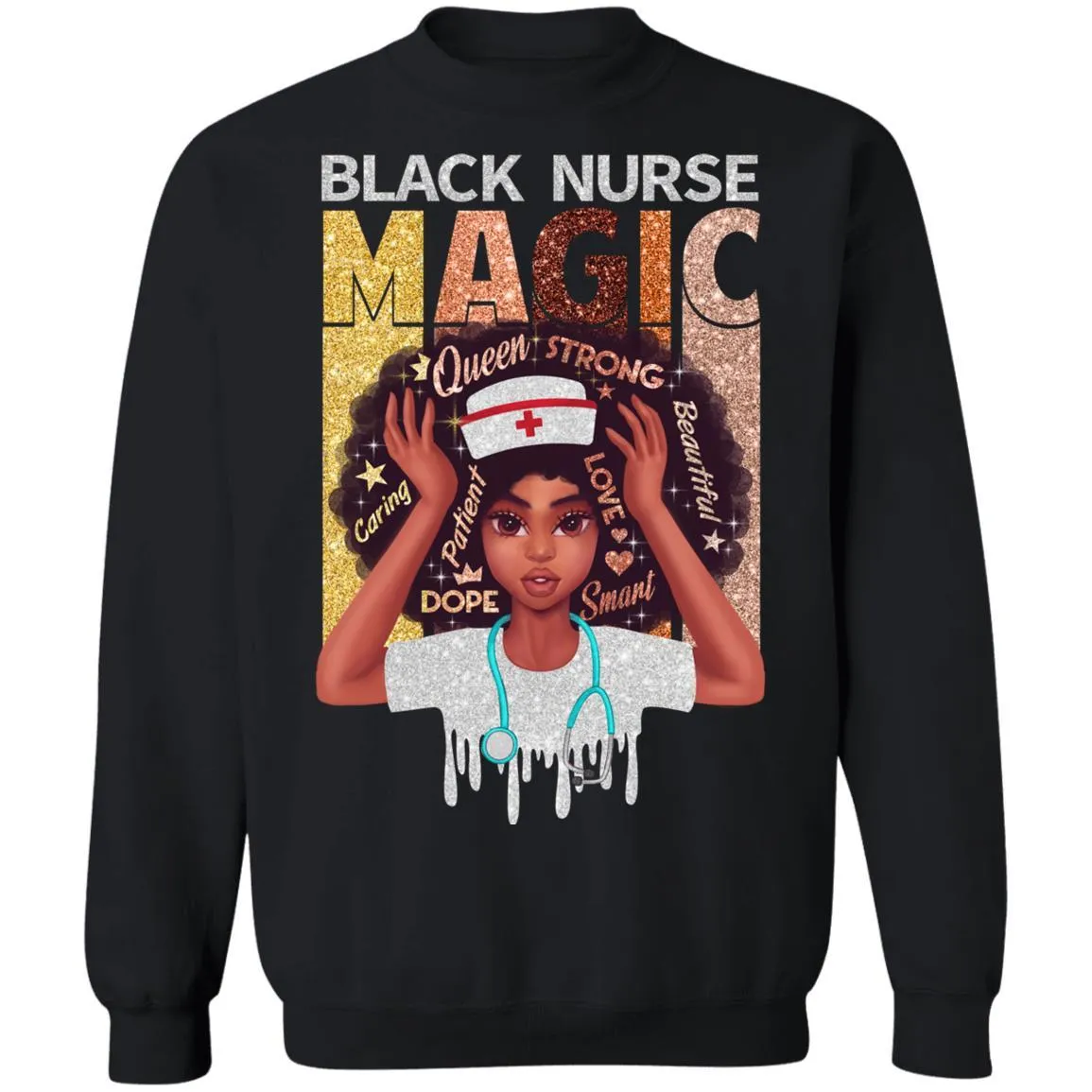 Black Nurse Magic T-shirt