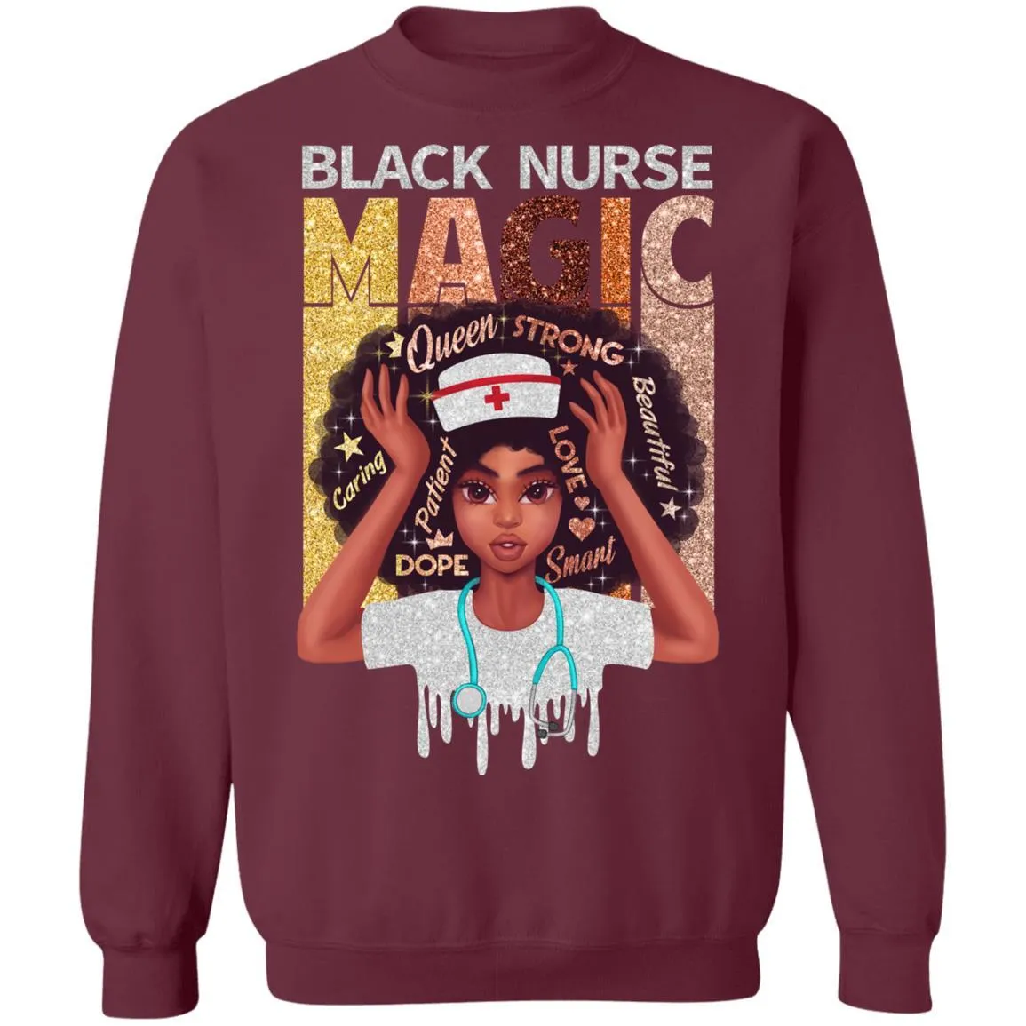 Black Nurse Magic T-shirt