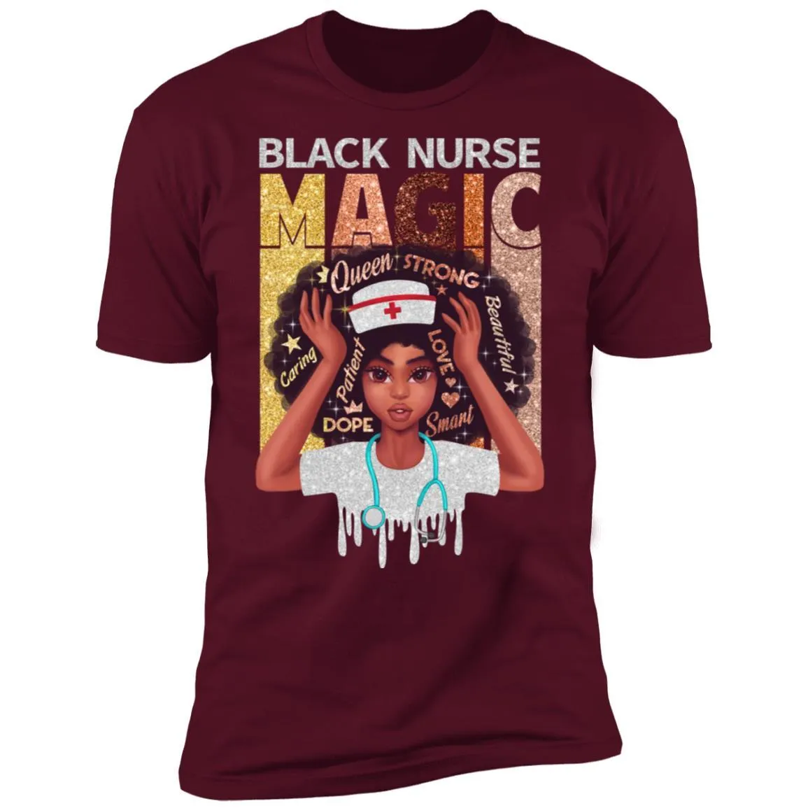 Black Nurse Magic T-shirt