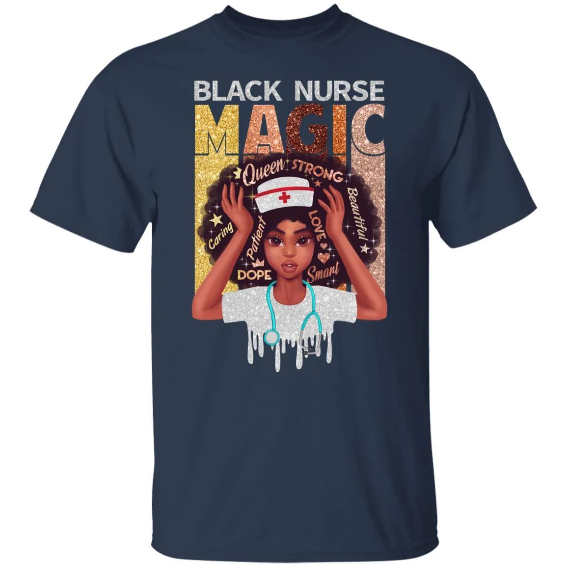 Black Nurse Magic T-shirt