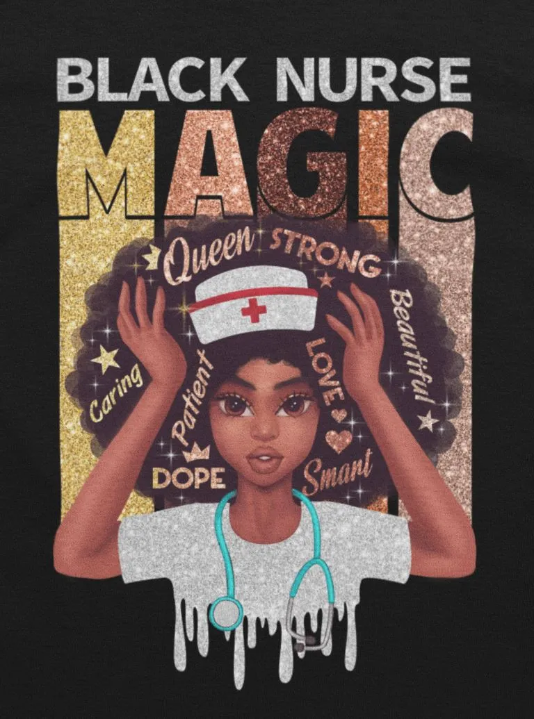 Black Nurse Magic T-shirt