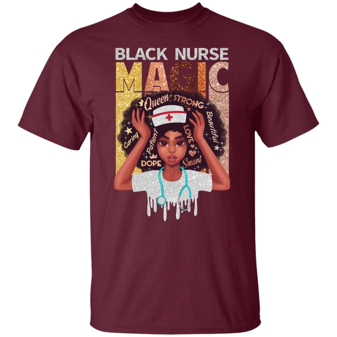 Black Nurse Magic T-shirt