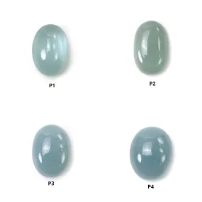 BLUE AQUAMARINE Gemstone Cabochon : Natural Untreated Aquamarine Oval Shape Cabochon