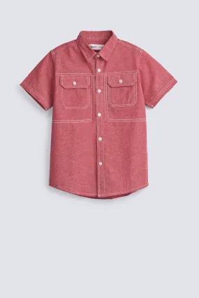 BOYS DOUBLE STITCH SHIRT