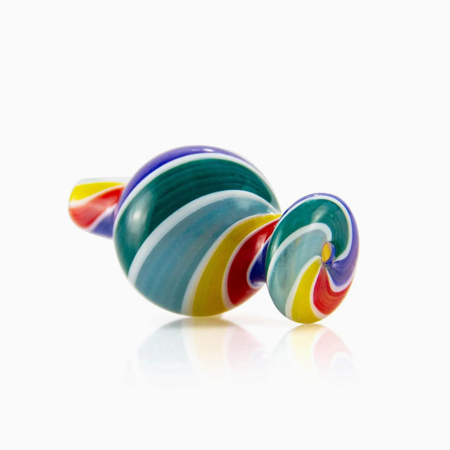 Bubble Carb Cap Multi-Color Spiral