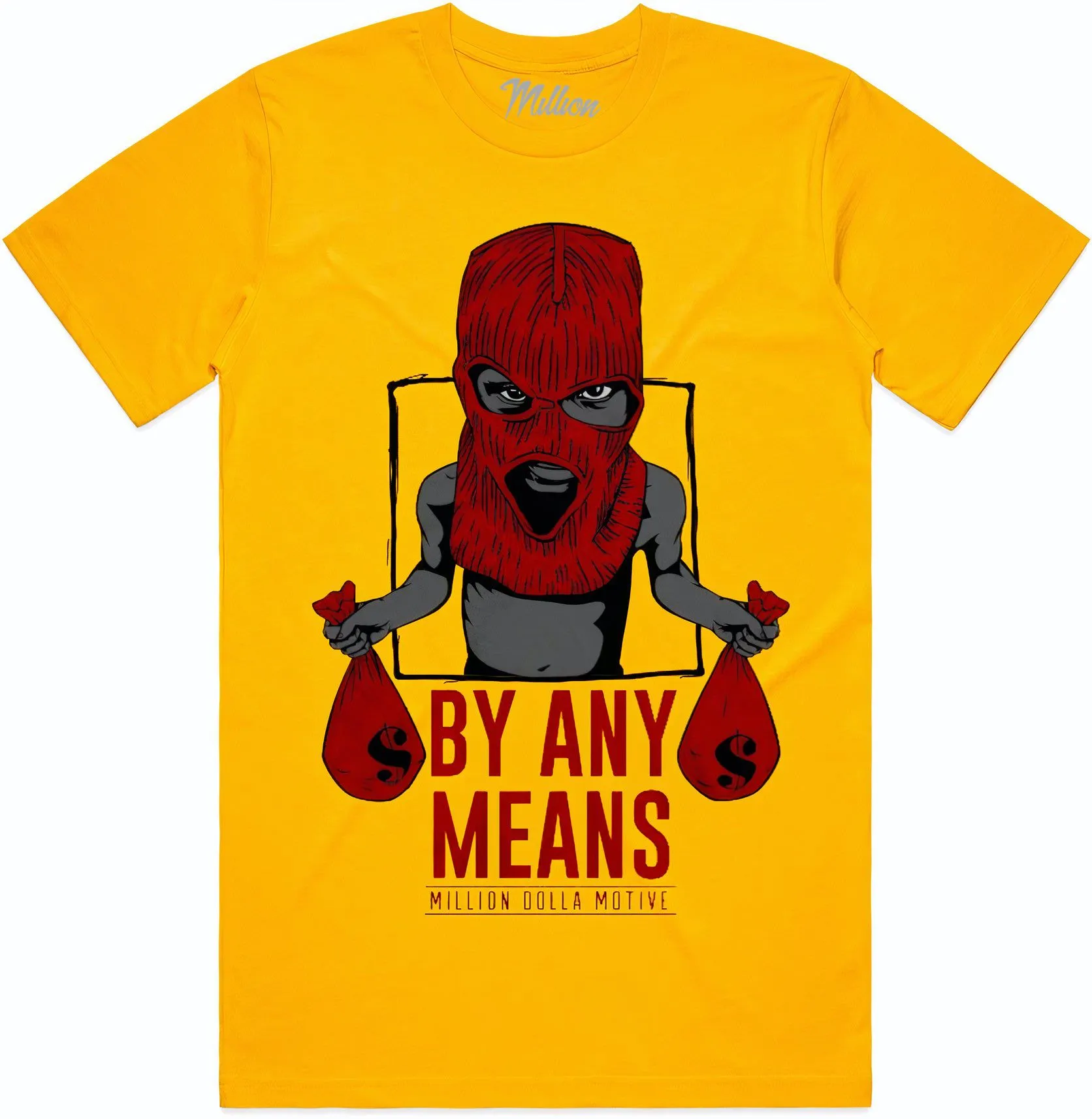 BY ANY MEANS : Gold Sneaker Tees Shirt