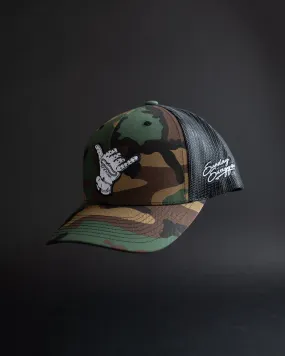 Camo Shaka Trucker Hat