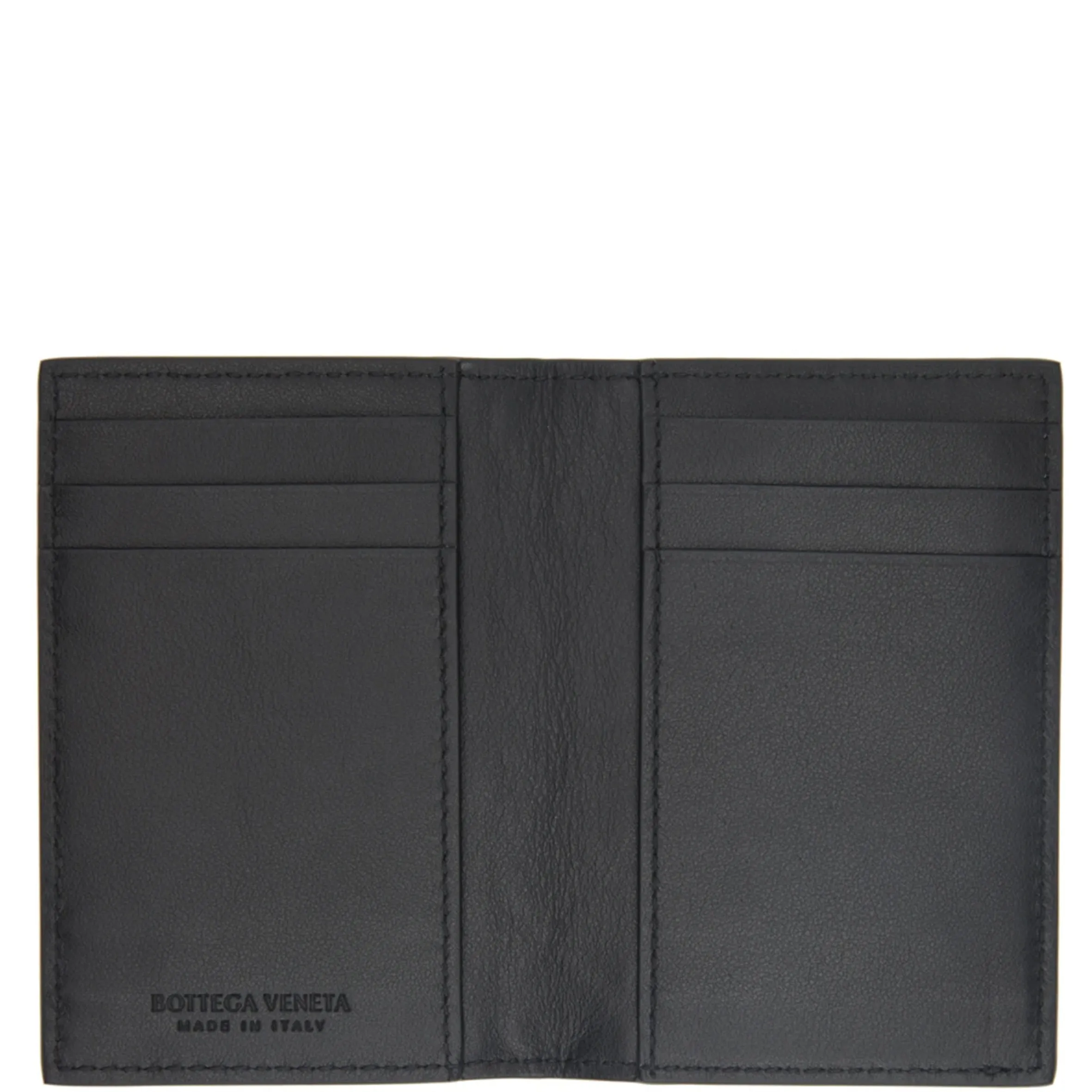 Card Organiser Rubber Intrecciato, Black