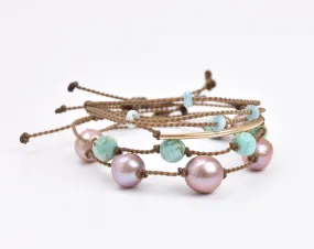 Catching Snowflakes - Bracelet Stack (15% off)