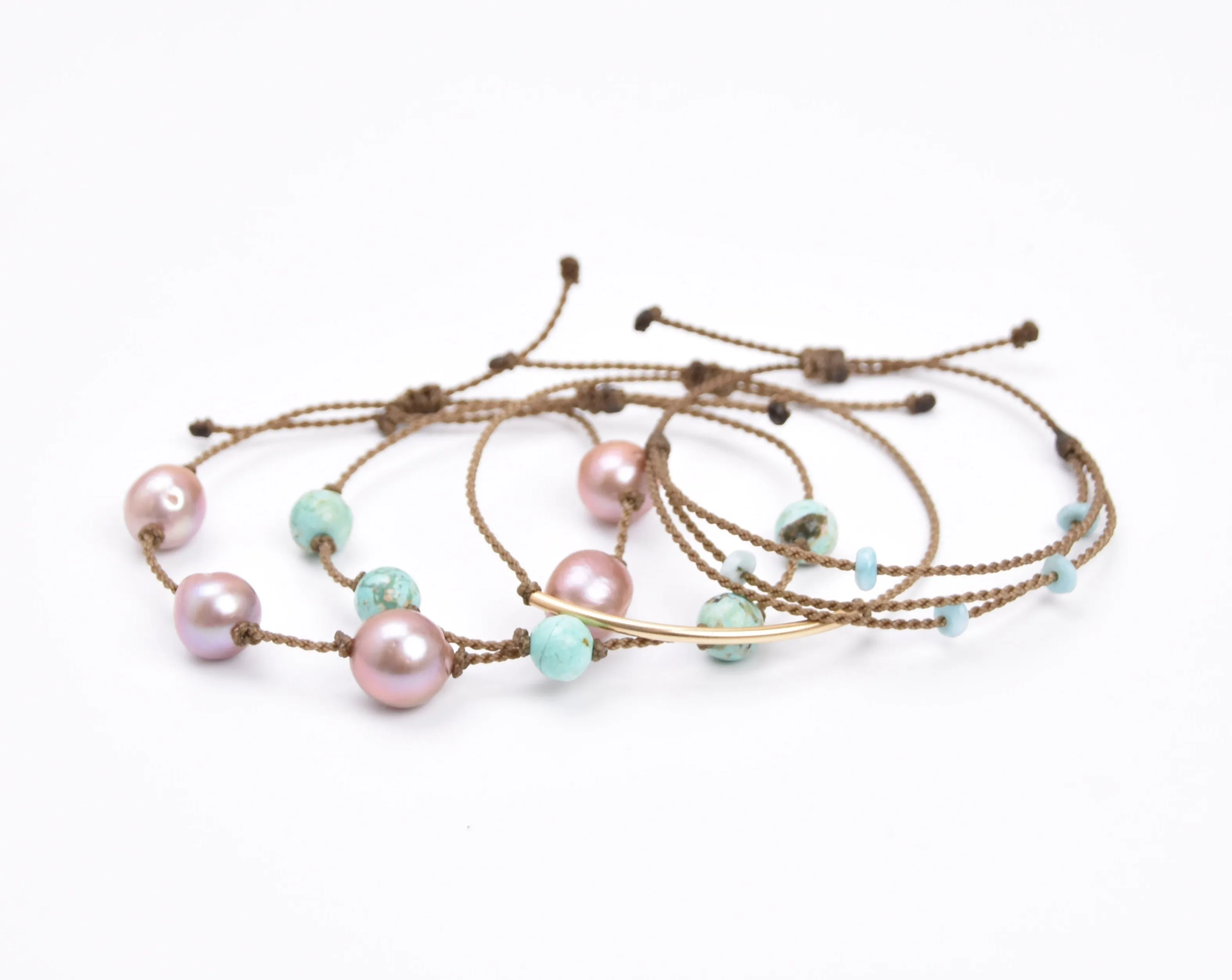 Catching Snowflakes - Bracelet Stack (15% off)