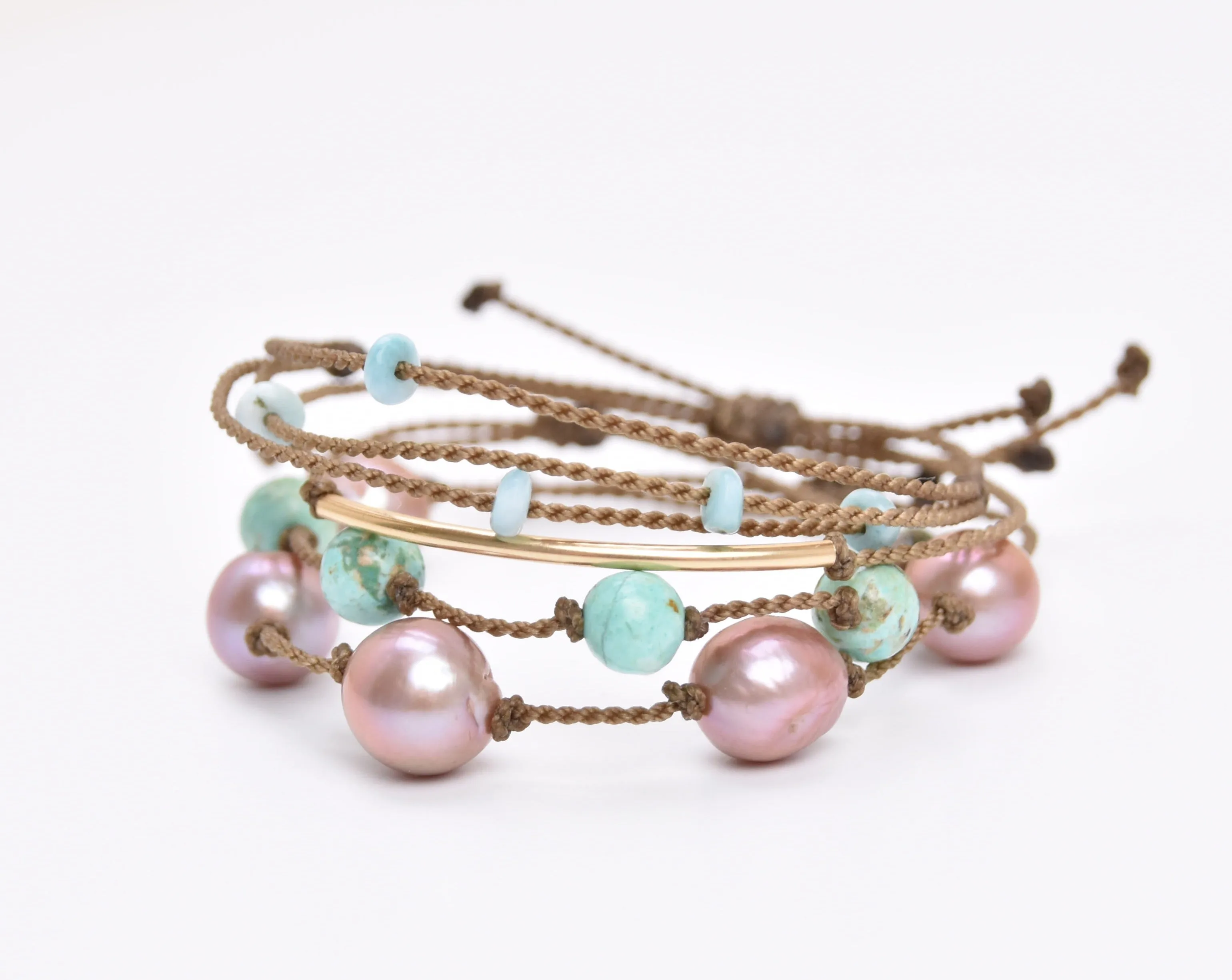 Catching Snowflakes - Bracelet Stack (15% off)