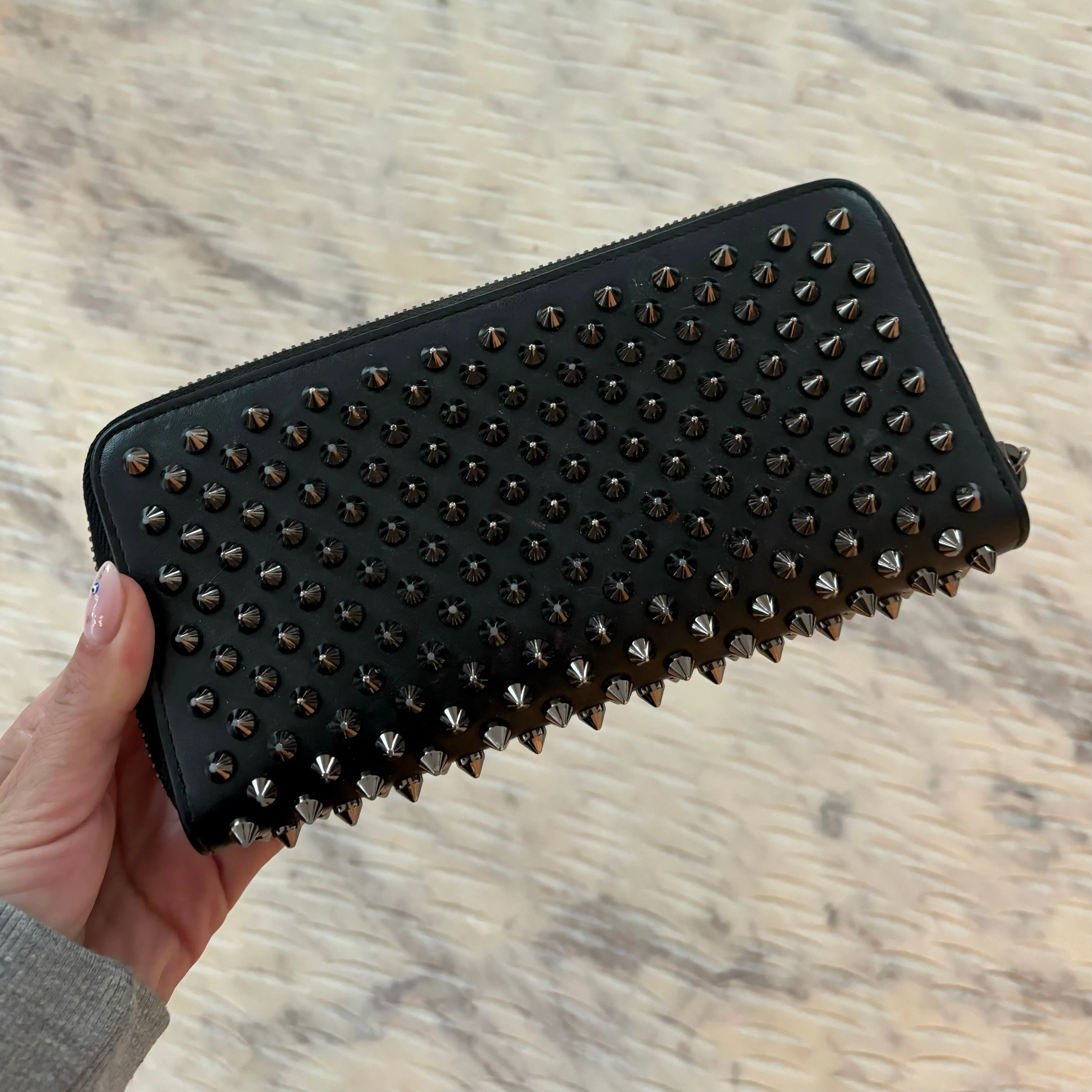 CHRISTIAN LOUBOUTIN Black Panettone Wallet