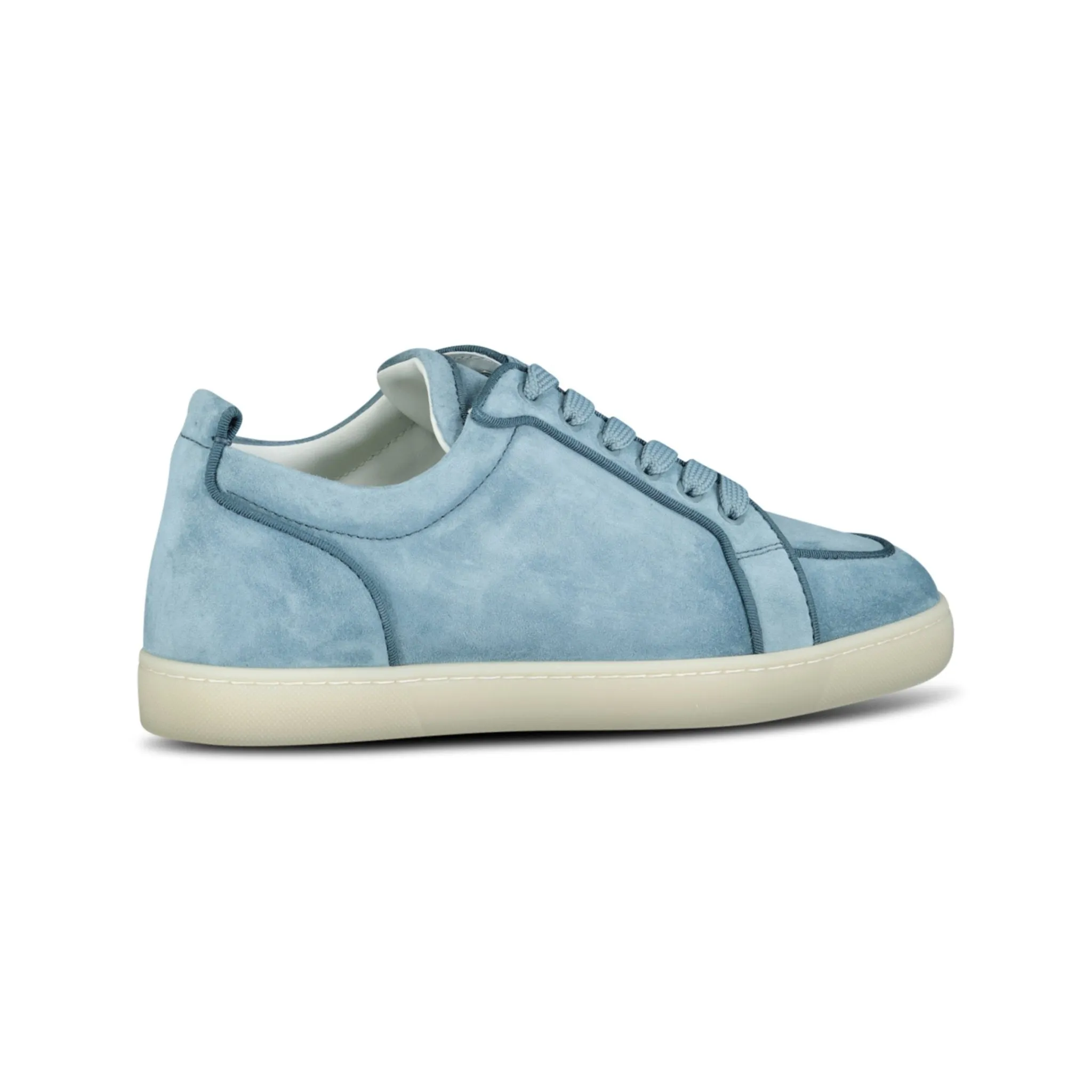 CHRISTIAN LOUBOUTIN RANTULOW ORLATO SUEDE LIGHT BLUE TRAINERS