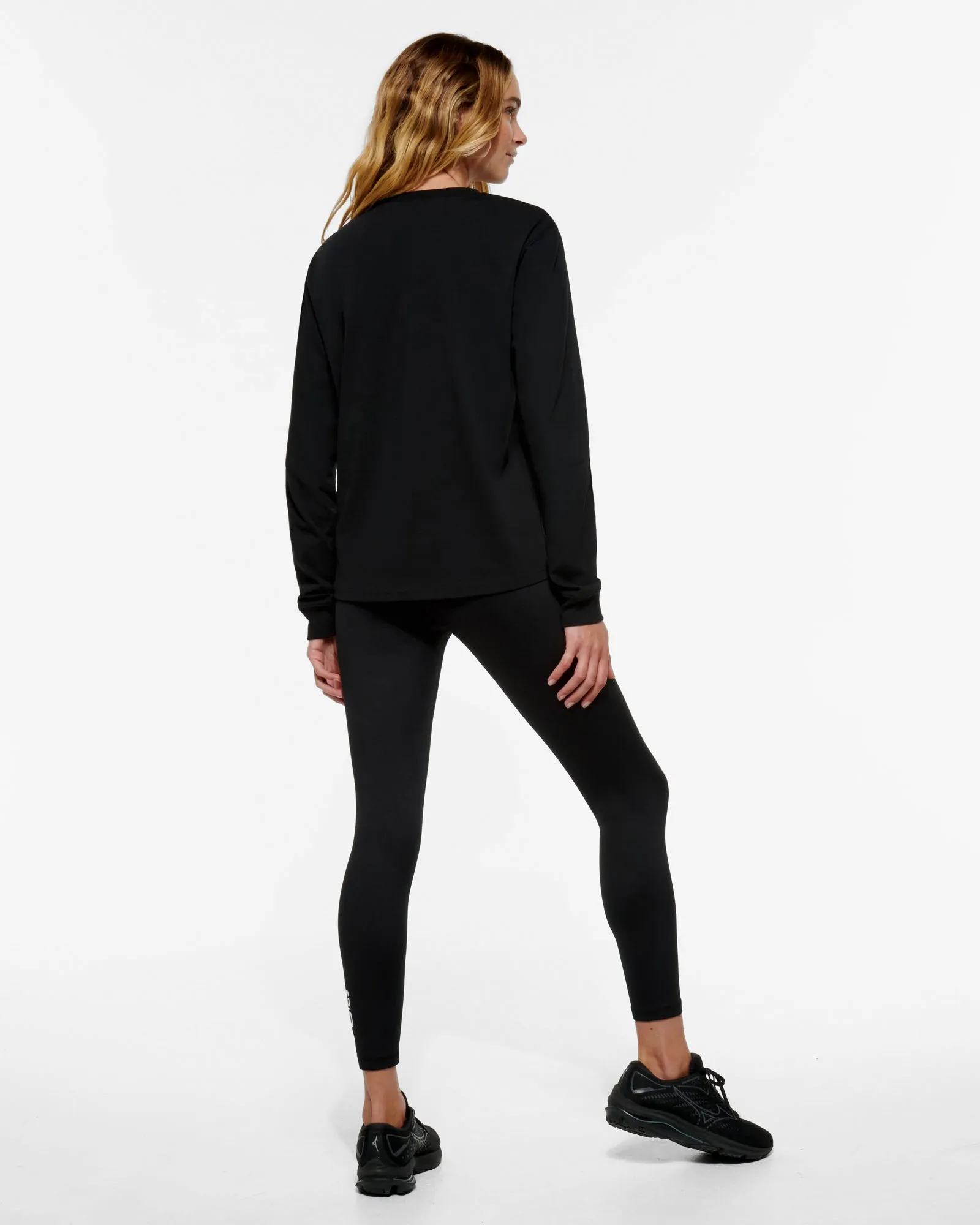 CLASSIC KEYLINE LONG SLEEVE TEE BLACK