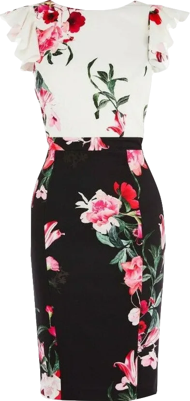 Coast Frieda Floral Print Shift Dress BNWT  UK 12