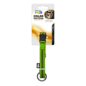 Collar Xch C/Ultra Grip Y Bandas Reflejantes Verde Fl8716