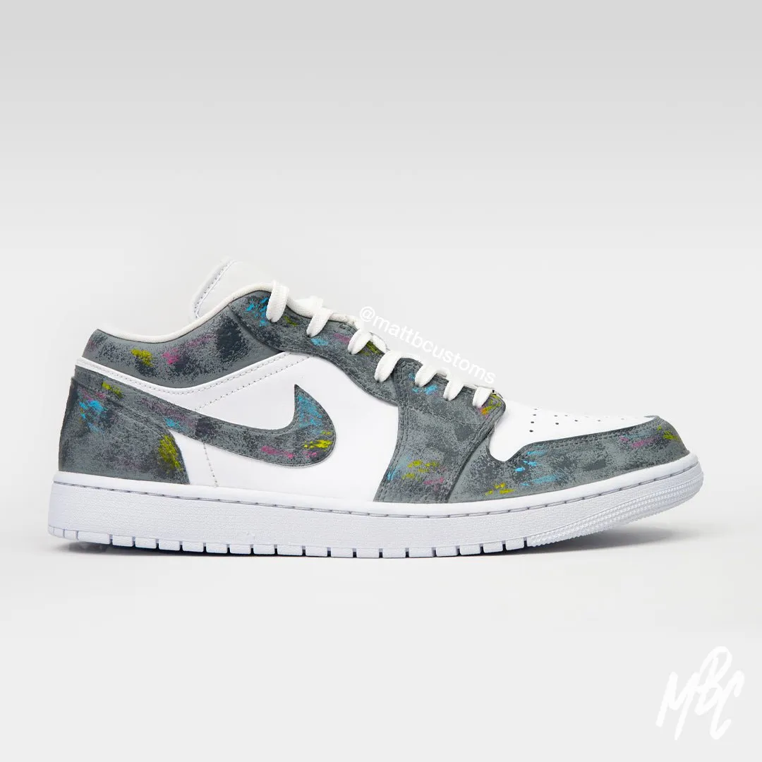 Concrete - Jordan 1 Low Custom