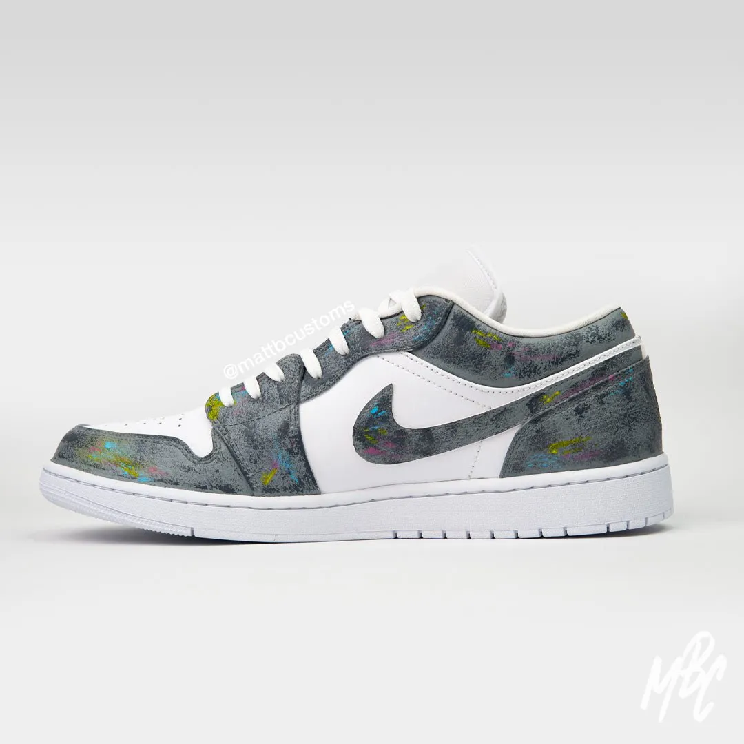 Concrete - Jordan 1 Low Custom