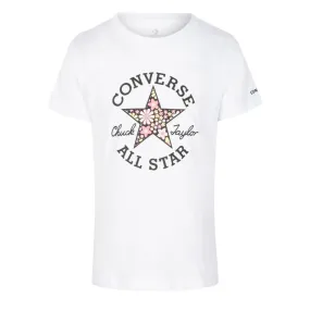 Converse T-shirt Floral Dissected Junior