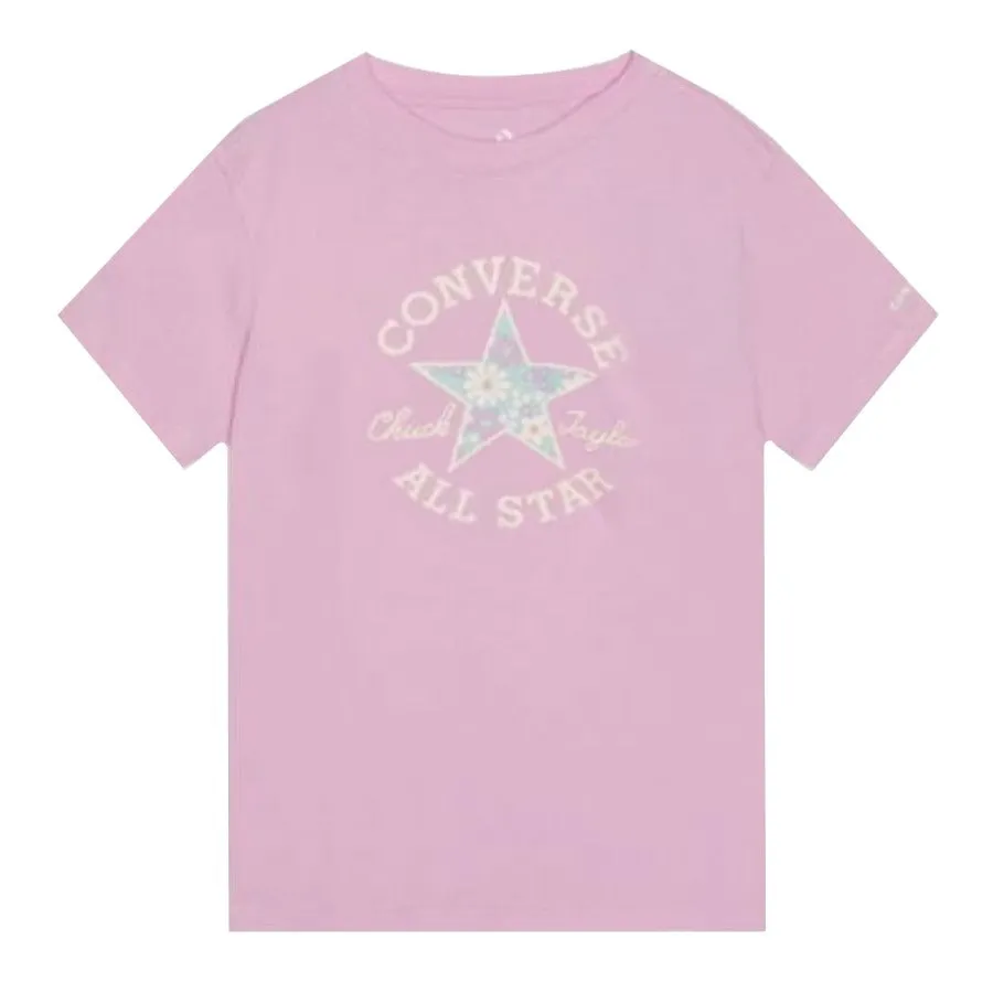 Converse T-shirt Floral Dissected Junior