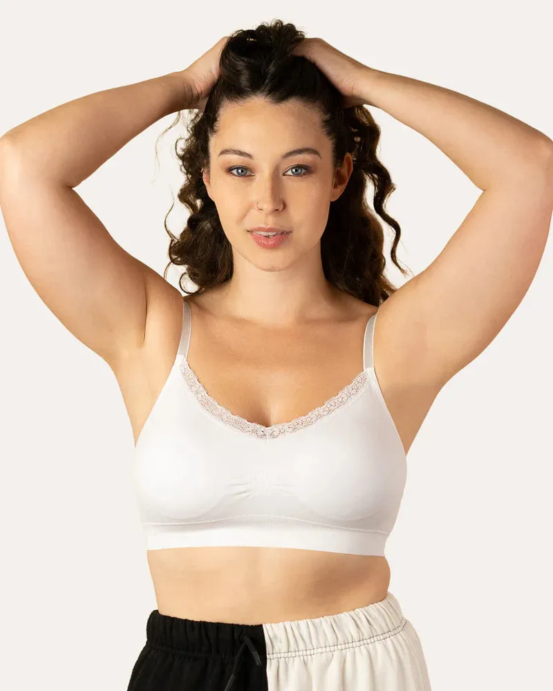 Coobie bra, 9042 v-neck lace-trim X-large