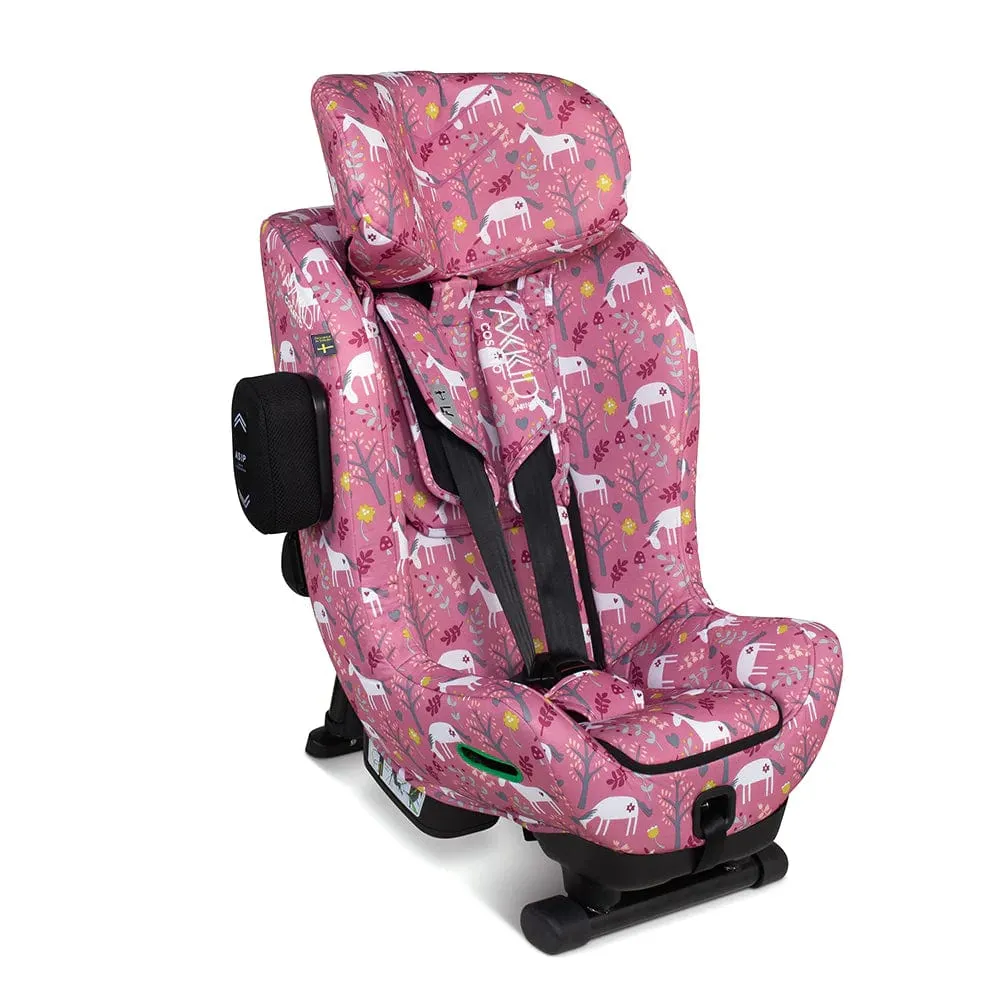 Cosatto x Axkid Minikid 4 Group 1/2/3 Car Seat - Unicorn Garden