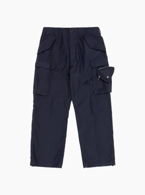 Cotton Cargo Trousers Navy