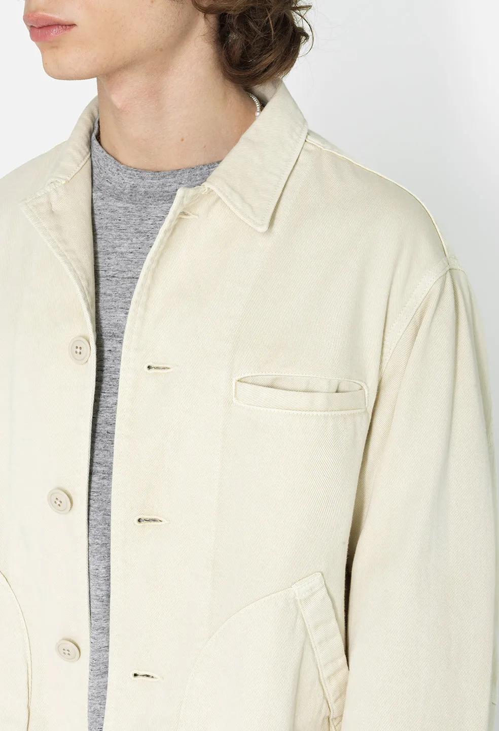 Cotton Chore Jacket / Salt