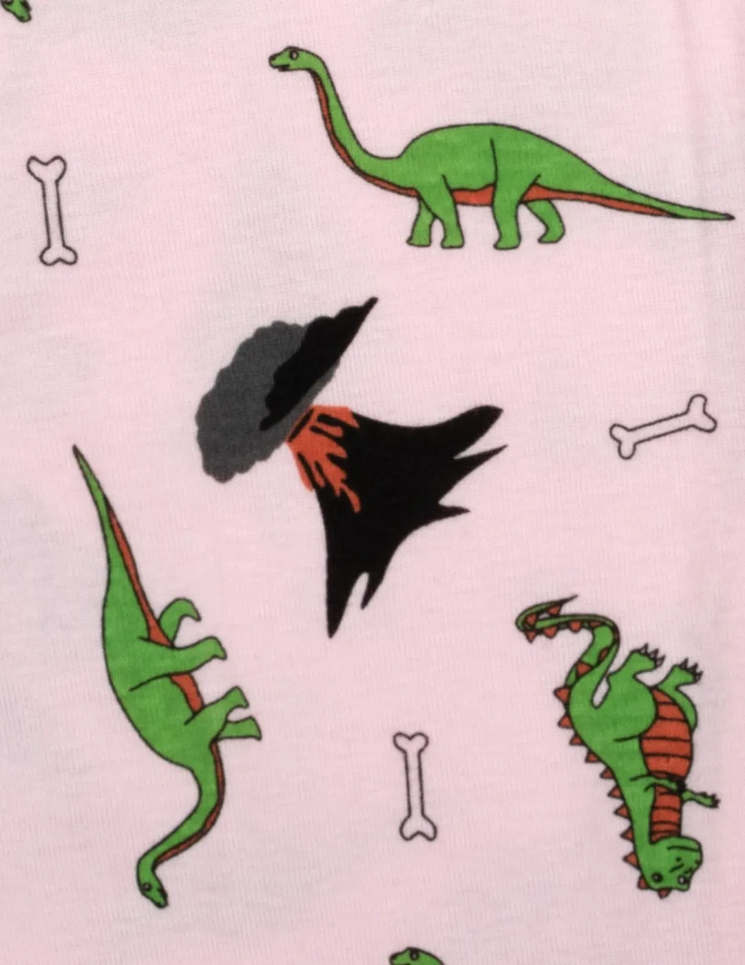 Cotton Dino Print Pajamas