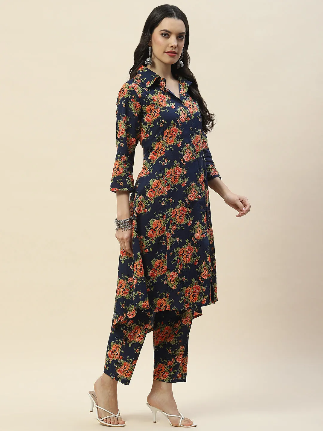 Cotton Printed Kurta Set