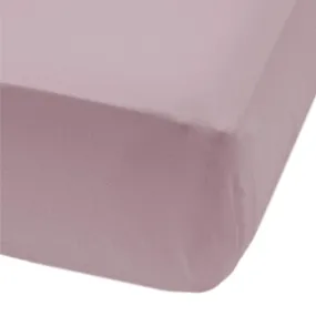 Crib flat sheet - Plum